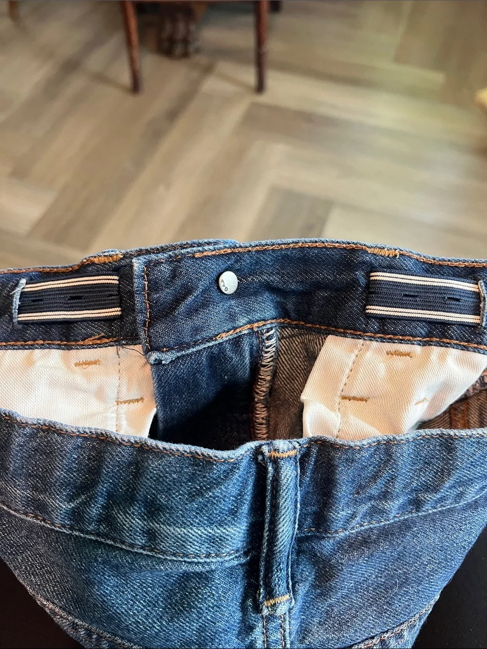 Boys GAP 90s Original Straight Jeans in Dark Blue